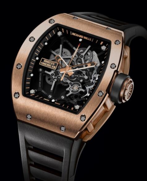 Replica Richard Mille RM 035 Men RM 035 FULL GOLD watch